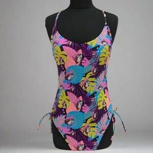 Buc-ee’s Tropical Print Swimsuit NWT